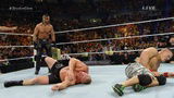 Brock Lesnar vs. John Cena vs. Seth Rollins (WWE, Royal Rumble 2015) Brock Lesnar vs. John Cena vs. Seth Rollins (WWE, Royal Rumble 2015)