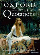 The Oxford Dictionary of Quotations