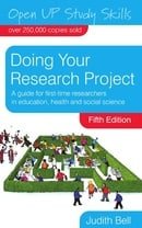 Doing Your Research Project: A Guide for First-Time Researchers in Education, Health and Social Scie