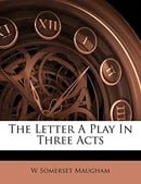 The Letter A Play In Three Acts