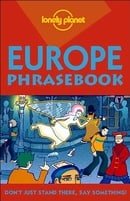 Lonely Planet Europe Phrasebook