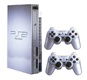 Silver Sony PlayStation 2 Console with Extra Controller