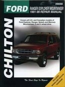 Ford Ranger, Explorer, and Mountainer, 1991-99 (Chilton's Total Car Care Repair Manual)