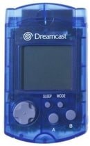 NEW Sega Dreamcast VMU Visual Memory Unit Card Blue